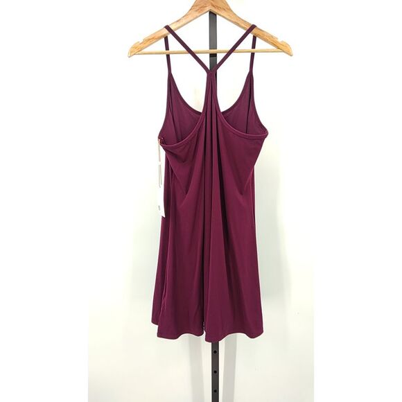 Quince Womens Ultra-Form Active Dress Plum L - Picture 2 of 2